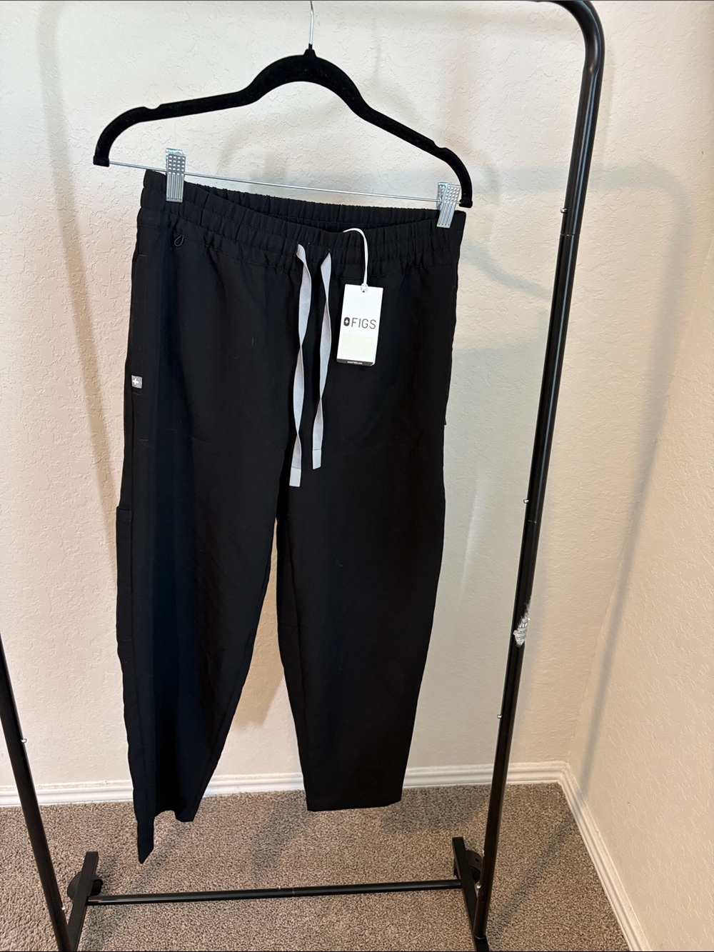 Figs Scrub Gray Drawstrings
